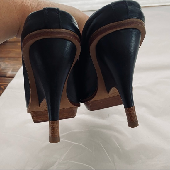 Anthropologie Black and Brown Mules - Picture 6 of 10